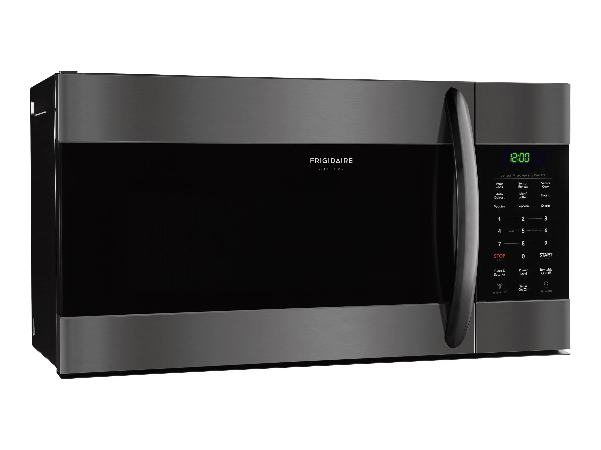 Frigidaire FGMV176NTD 30 Gallery Series Over the Range Microwave with 1.7 cu. ft. Capacity Sensor Cook SpaceWise Rack in Black Stainless Steel