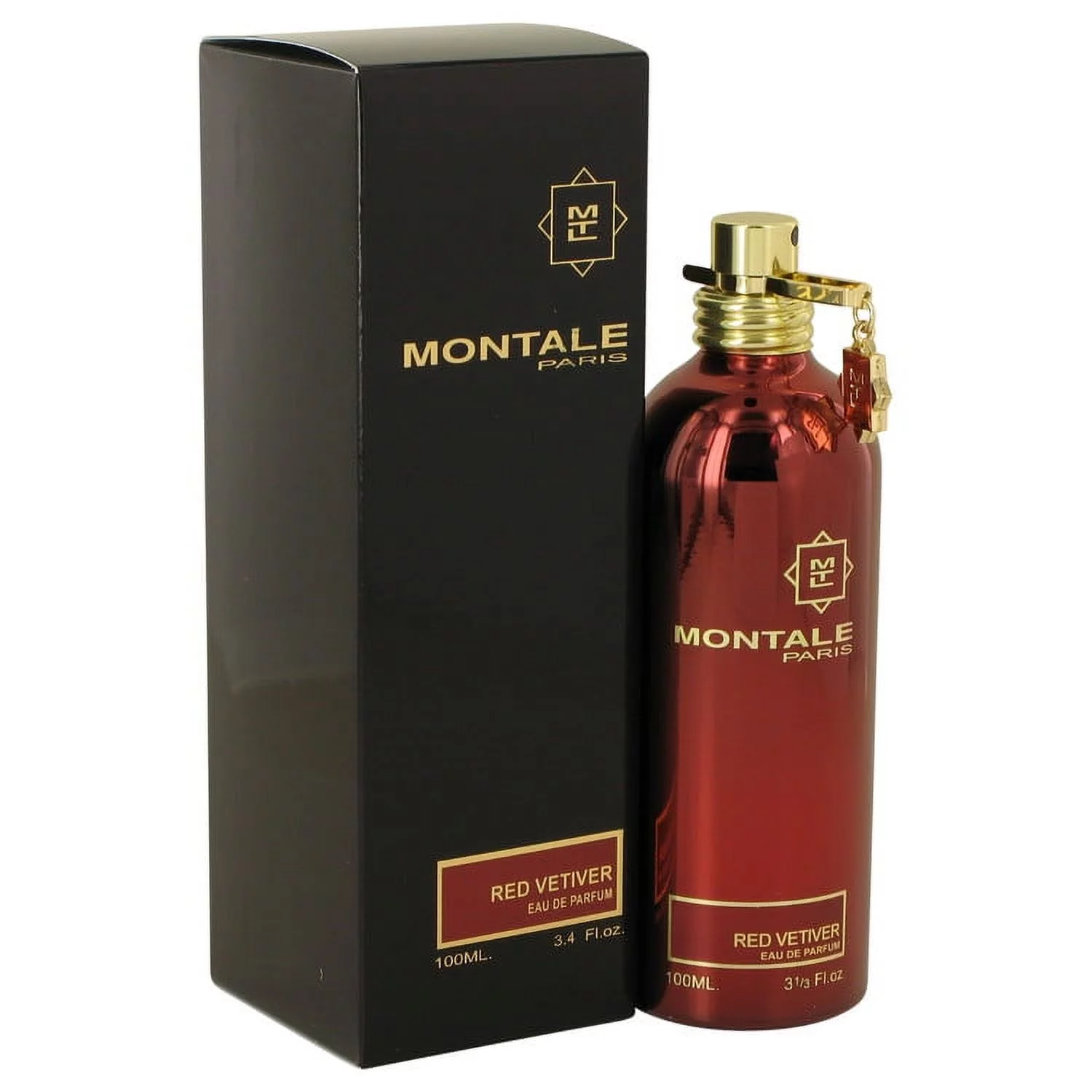 Montale Red Vetiver Eau De Parfum Spray By Montale 3.4 Oz