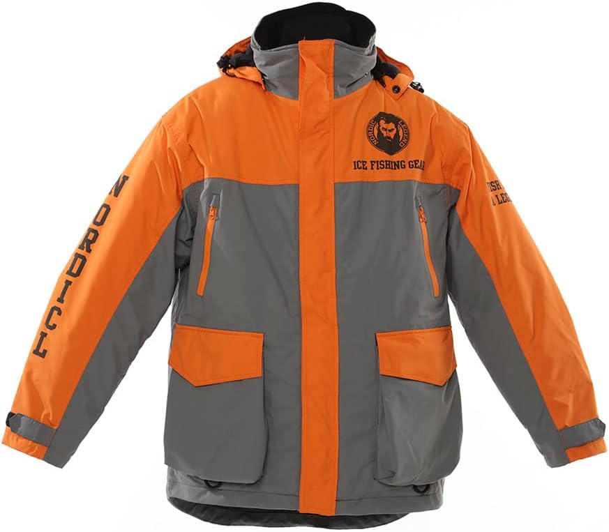 Nordic Legend Aurora Series Ice Fishing Suit, Insulated Bibs and Jacket, Waterproof Gear for Ice Fishing and Snowmobiling