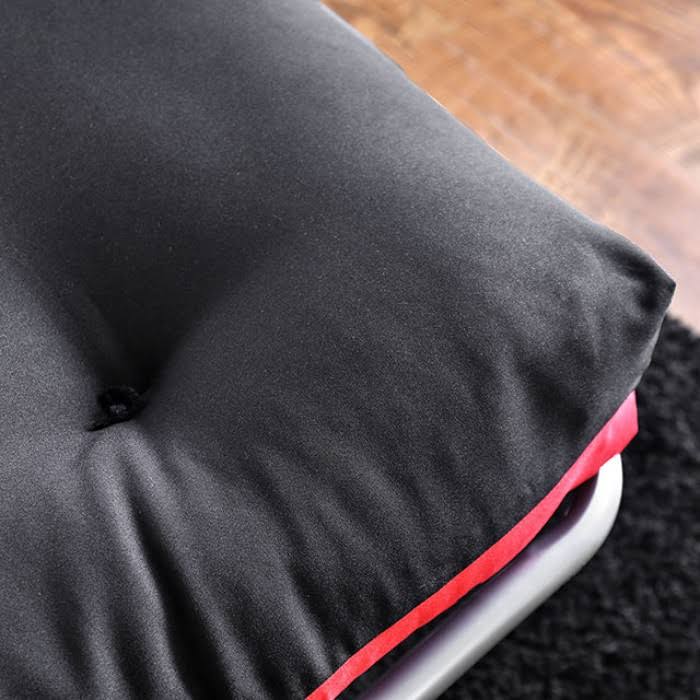 Furniture of America Futon Mattress Aksel Black Red
