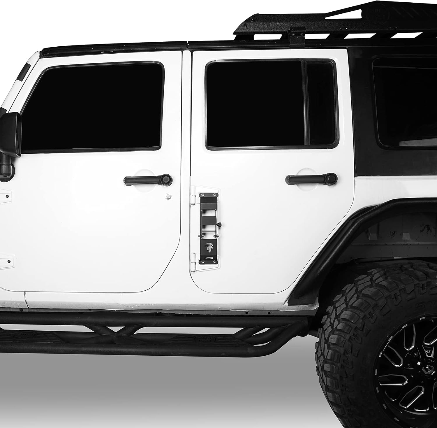 Hooke Road Wrangler Door Hinge Step Roof Access Compatible with Jeep JK Wrangler & Unlimited 07-18 (Pair) Pack of 2