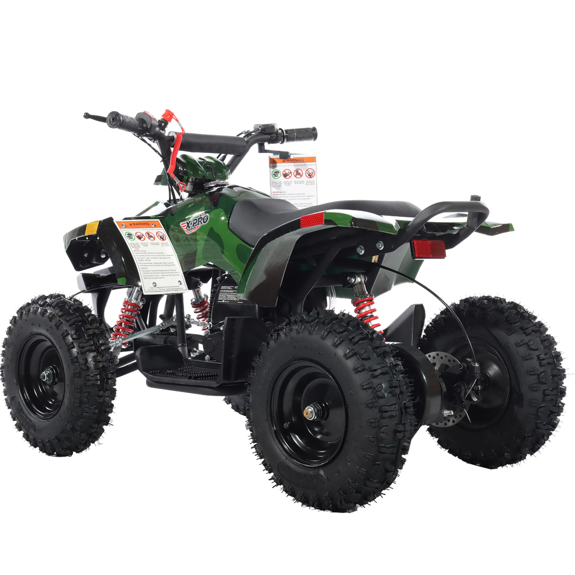 X-Pro Brand New Bolt 40cc Mini Gas ATV for Kids with 4 Stroke Pull Start, Disc Brake 6" Tires