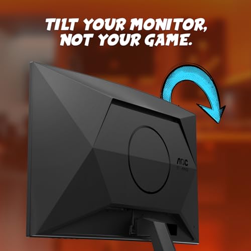 AOC CQ32G4VE 32" Curved Frameless Gaming Monitor 2K QHD, 1500R Curved VA, 180Hz, 0.5ms Response Time, 2X Display Port, 2X HDMI