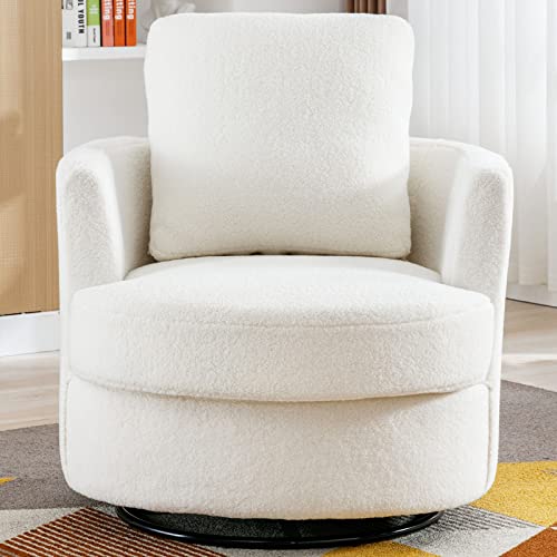 ODUWA Swivel Barrel Chair Set of 2