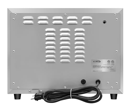 KoolMore 32 in. Commercial Countertop Convection Oven, Holds Full Size Pans, 4 Racks and 3500W of Power, 240V in Stainless-Steel