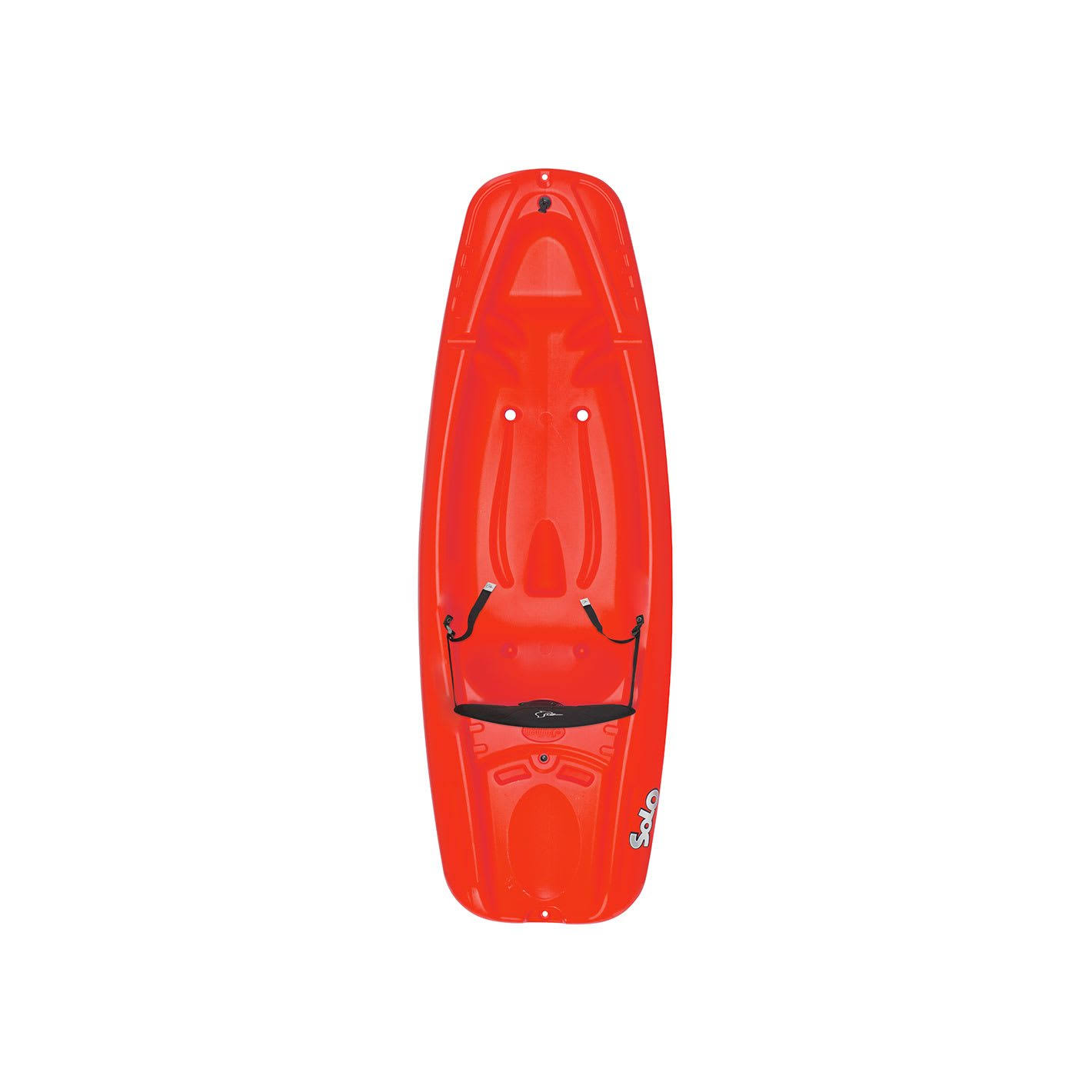 Pelican Solo 6 Feet Sit-On-Top Youth Kayak with Kayak Accessories, Paddle and Safety Flag and backrest, Size: 10