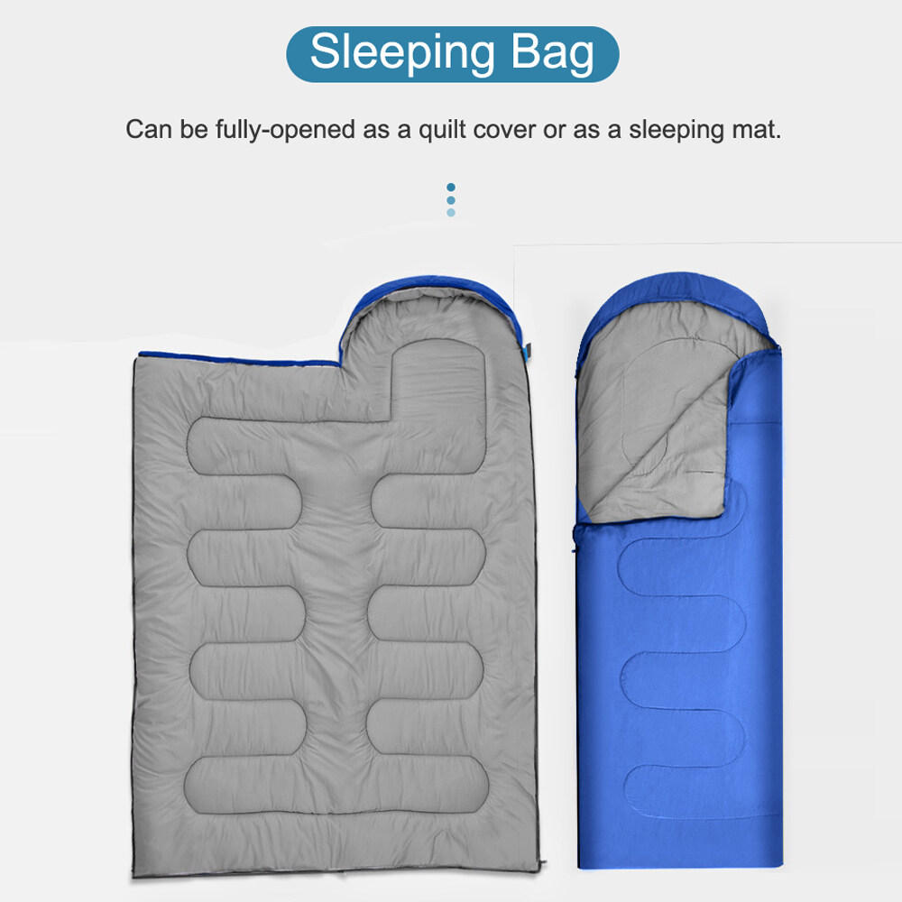 Outdoor Sleeping Bags Portable Warming Sleeping Bag Light-weight Cotton Sleeping Bag for Winter Camping Travel Hiking
