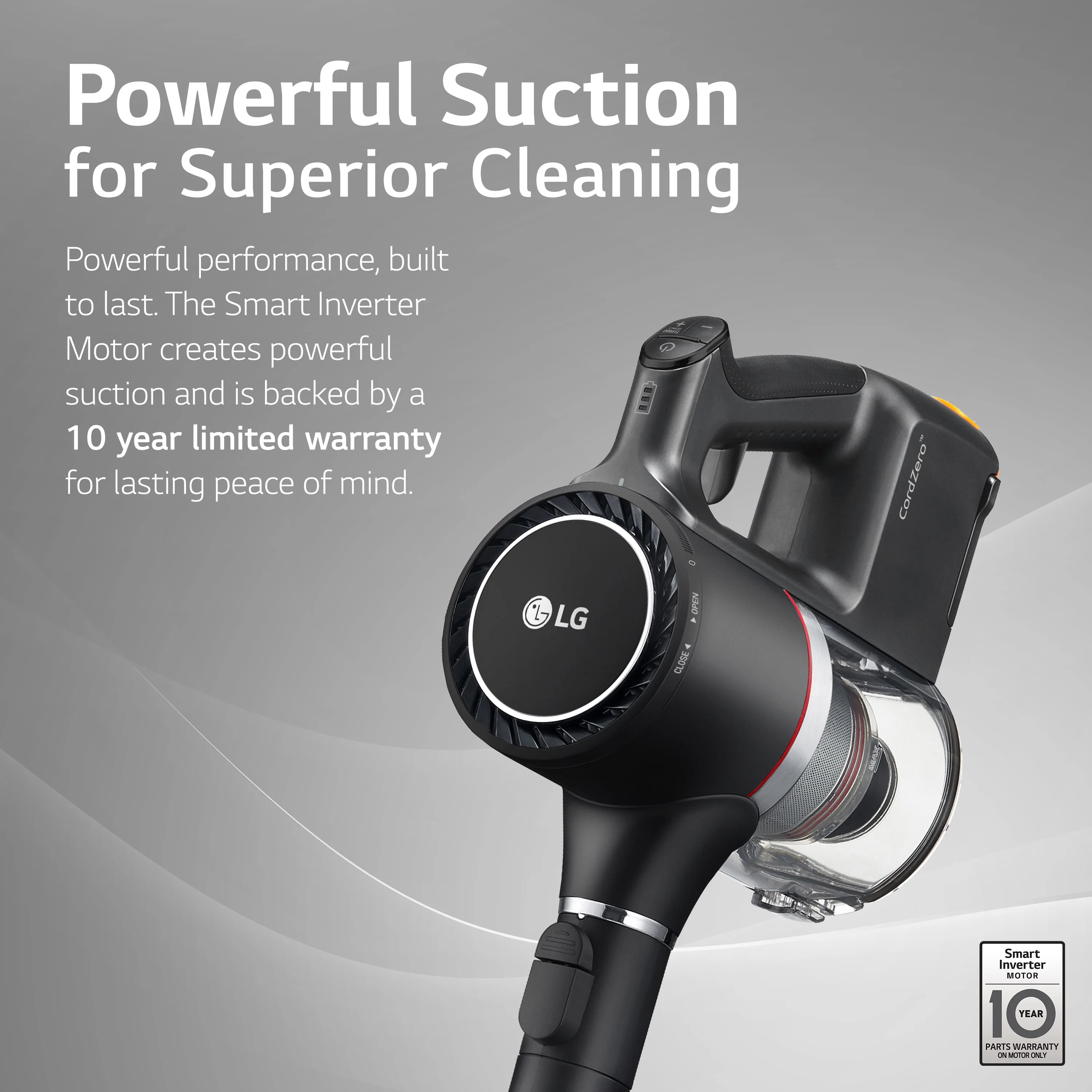 Restored LG Cord Zero A9 Cordless Stick Vacuum Cleaner A916BM (Refurbished)