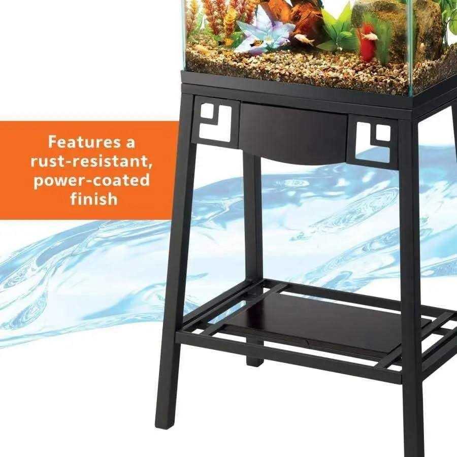Aqueon Forge Metal Aquarium Stand - Pet Supplies online store