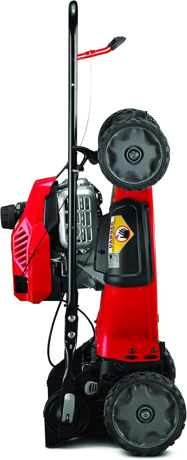 CRAFTSMAN 11A-U2V2791 3-in-1 149cc Engine Gas Powered Push Lawn Mower with Vertical Storage - Contractable Mower for Ease of Storage, Liberty Red