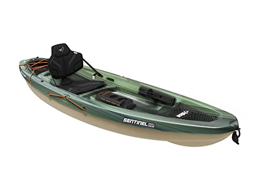 Sentinel 100X Angler Fishing Kayak - Sit-on-Top Kayak - Lightweight - 9.6 ft