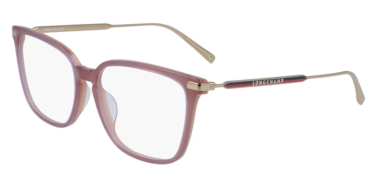 Longchamp LO2661 Full Rim Rectangle Rose Eyeglasses