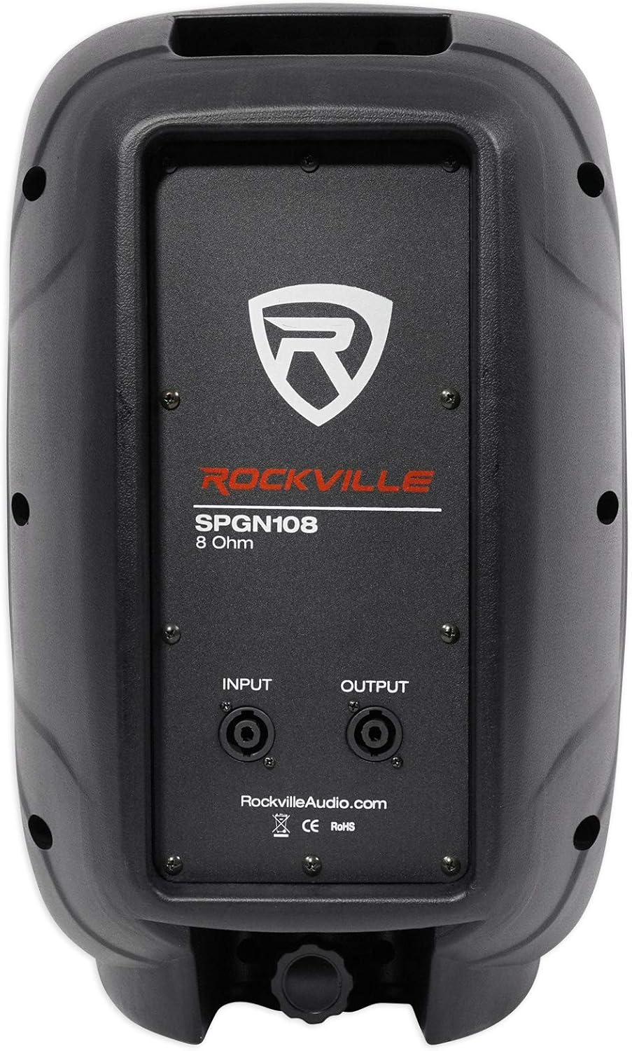 2 Rockville SPGN108 10 Passive 800W DJ PA Speakers ABS Lightweight Cabinet 8ohm