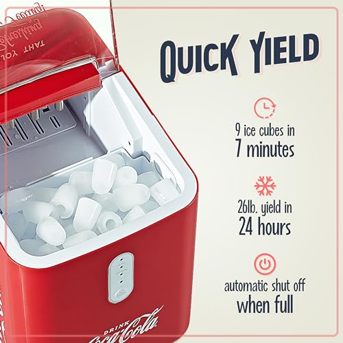 Igloo Electric Countertop Ice Maker Machine - Automatic and Portable - 33 Pounds in 24 Hours - Icecube Maker - Plastic Scoop and Basket