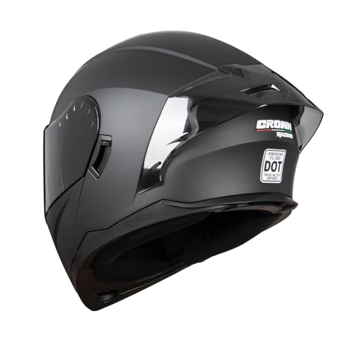 Modular Motorcycle Helmet with Flip-Up Design, DOT Approve with Extra Clear Visor, Full Face Motorcycle Helmets