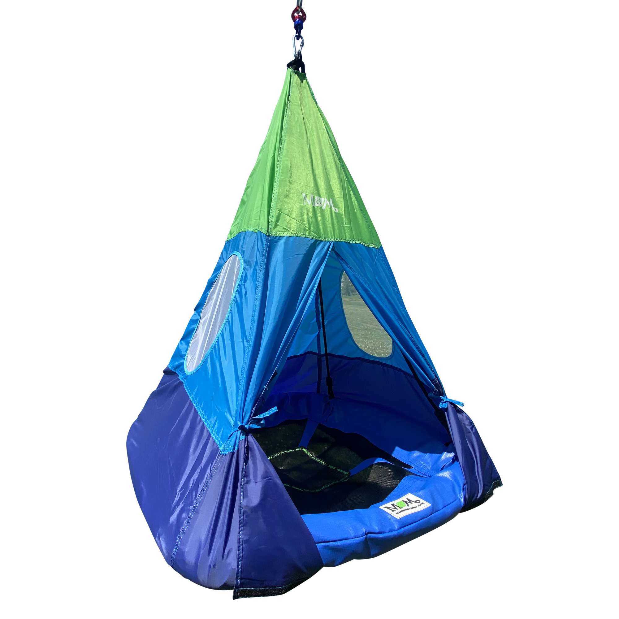 M&M Sales Enterprises Outdoor Teepee Tent Swing