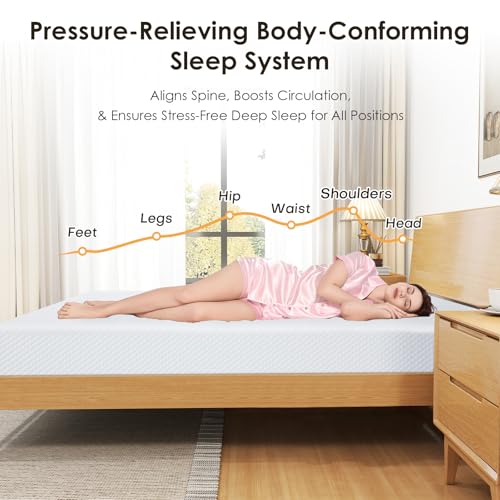 10 Inch Full Size Mattress with Gel Cooling Memory Foam, High-Density Base Foam Mattress with Removable Washable Cover, Certified Safe Foams & Fabric