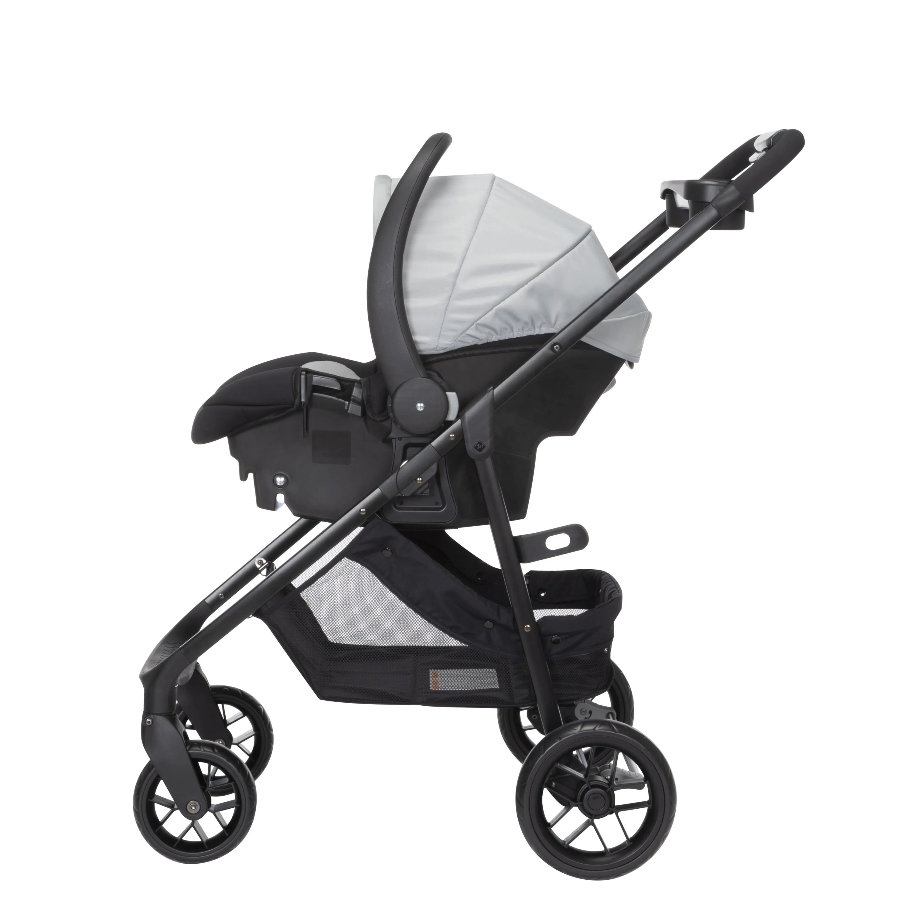 Safety 1st Grow and Go Sprint Modular Travel System Stroller with Rear-Facing Infant Car Seat, Whisper Grey