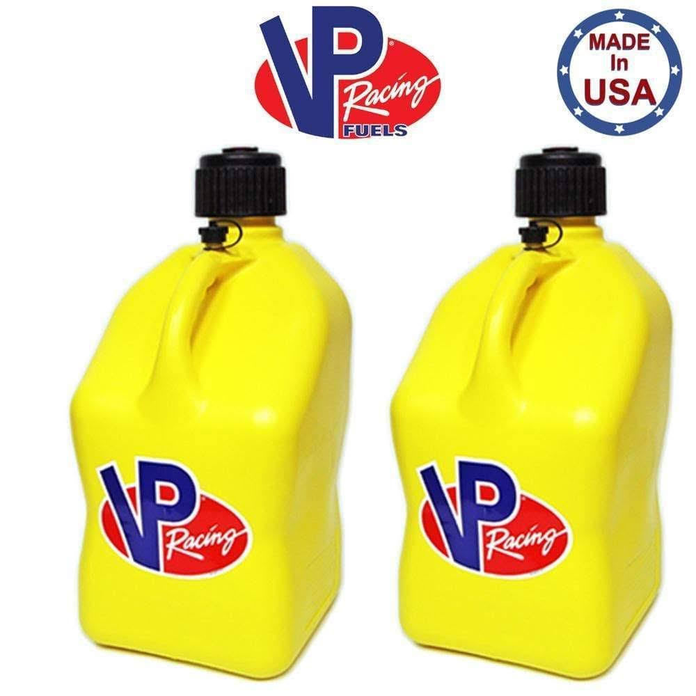 VP Racing Fuel Jugs Square 5 Gallon GAS Can and Hose Yellow / 2 / 0