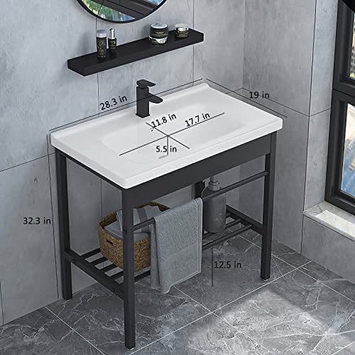 Freestanding Ceramic Laundry Utility Sink