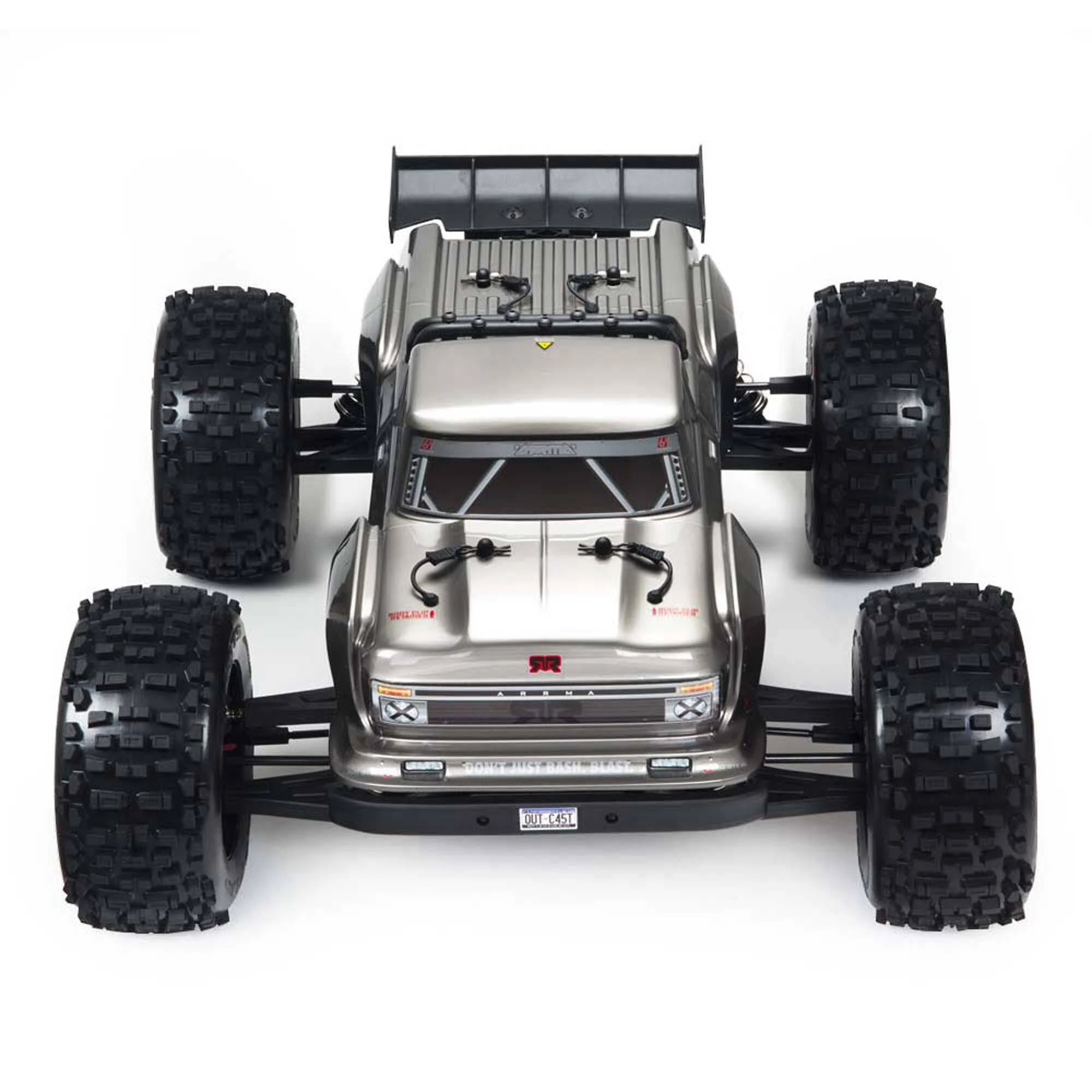 Arrma Outcast 6s 4WD BLX 1/8 Stunt Truck RTR Silver