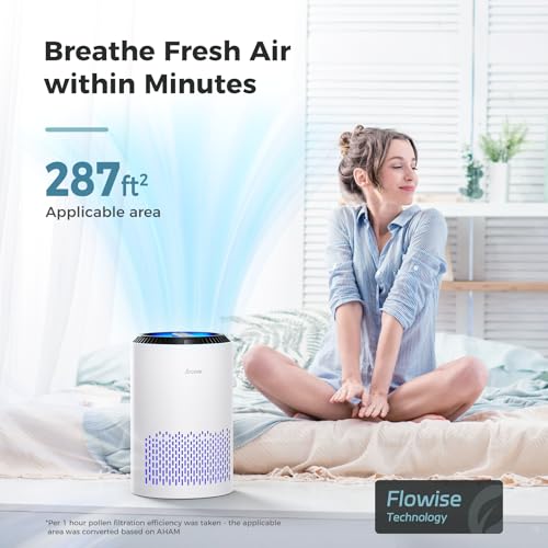 AROEVE Air Purifiers for Bedroom Home
