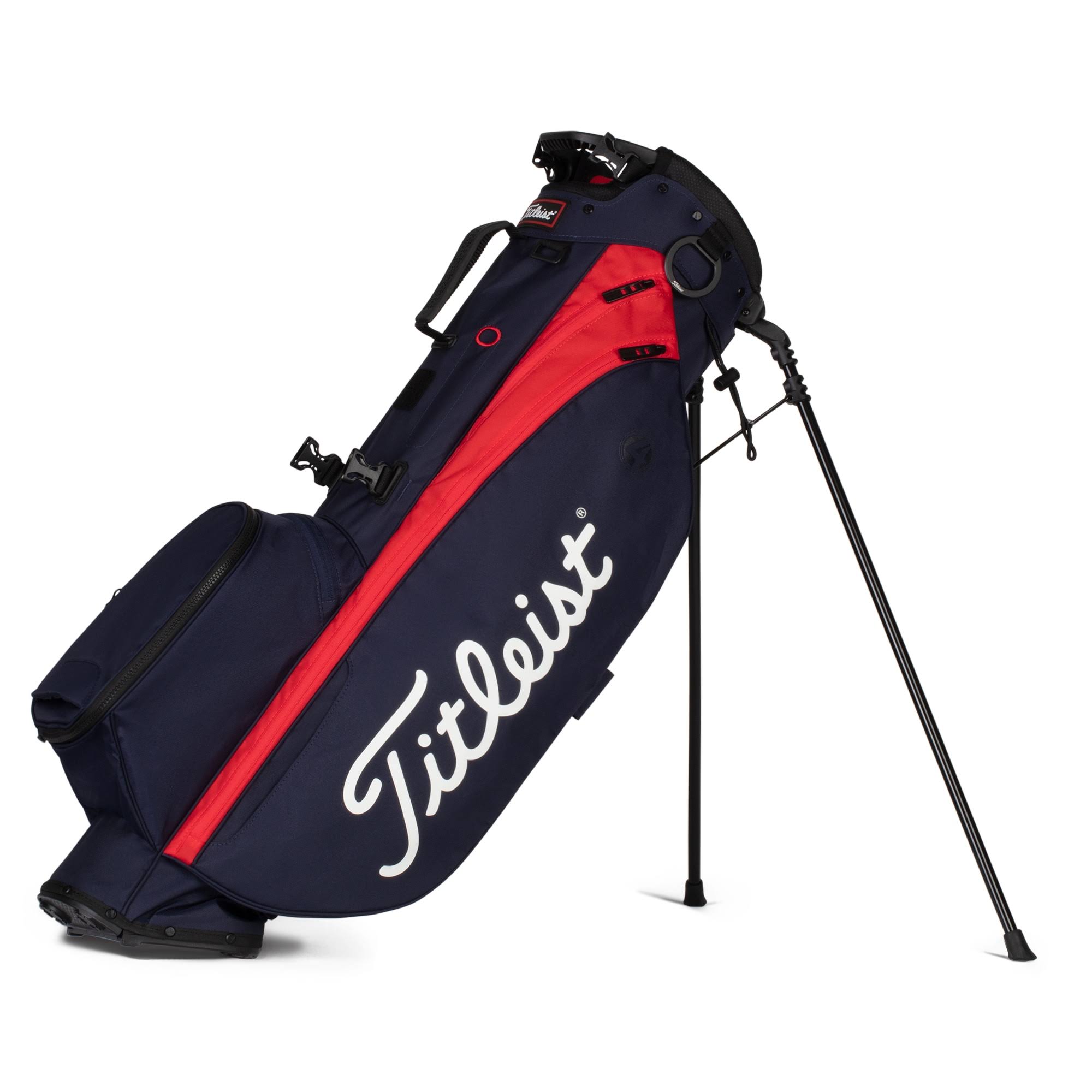 Titleist 2021 Players 4 Stand Bag Navy/Red