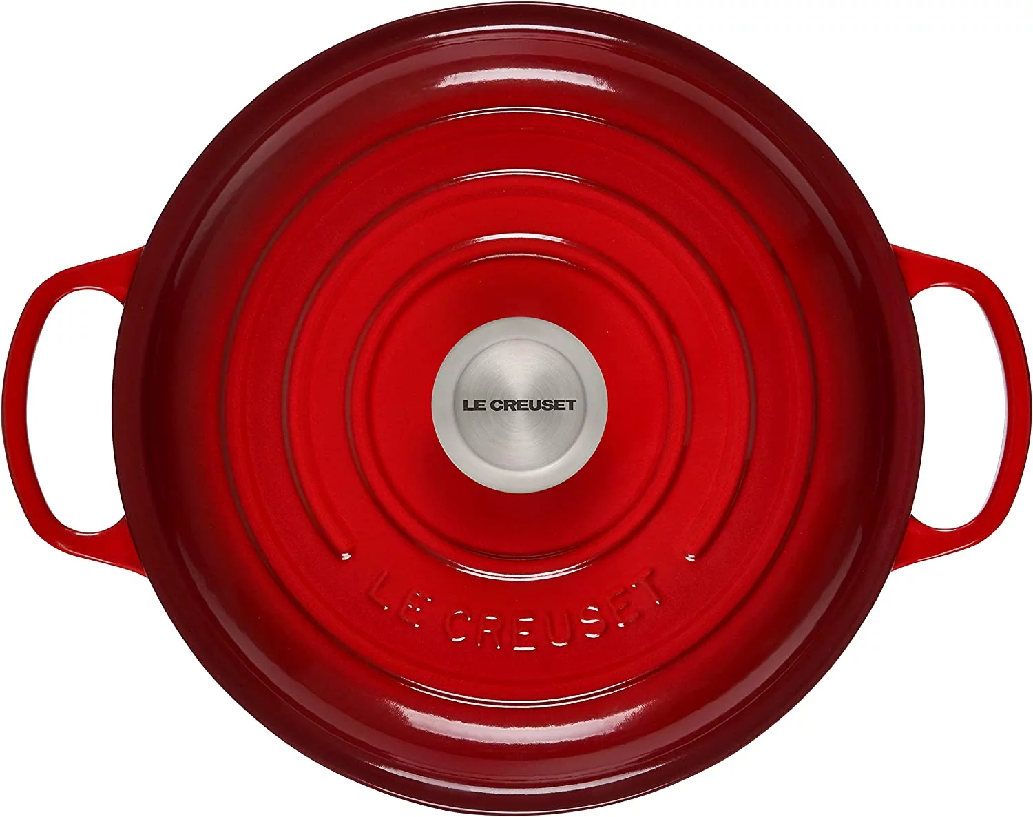 Le Creuset Enameled Cast Iron Signature Braiser, 2.25 qt., Cerise (Non-Retail Packaging)