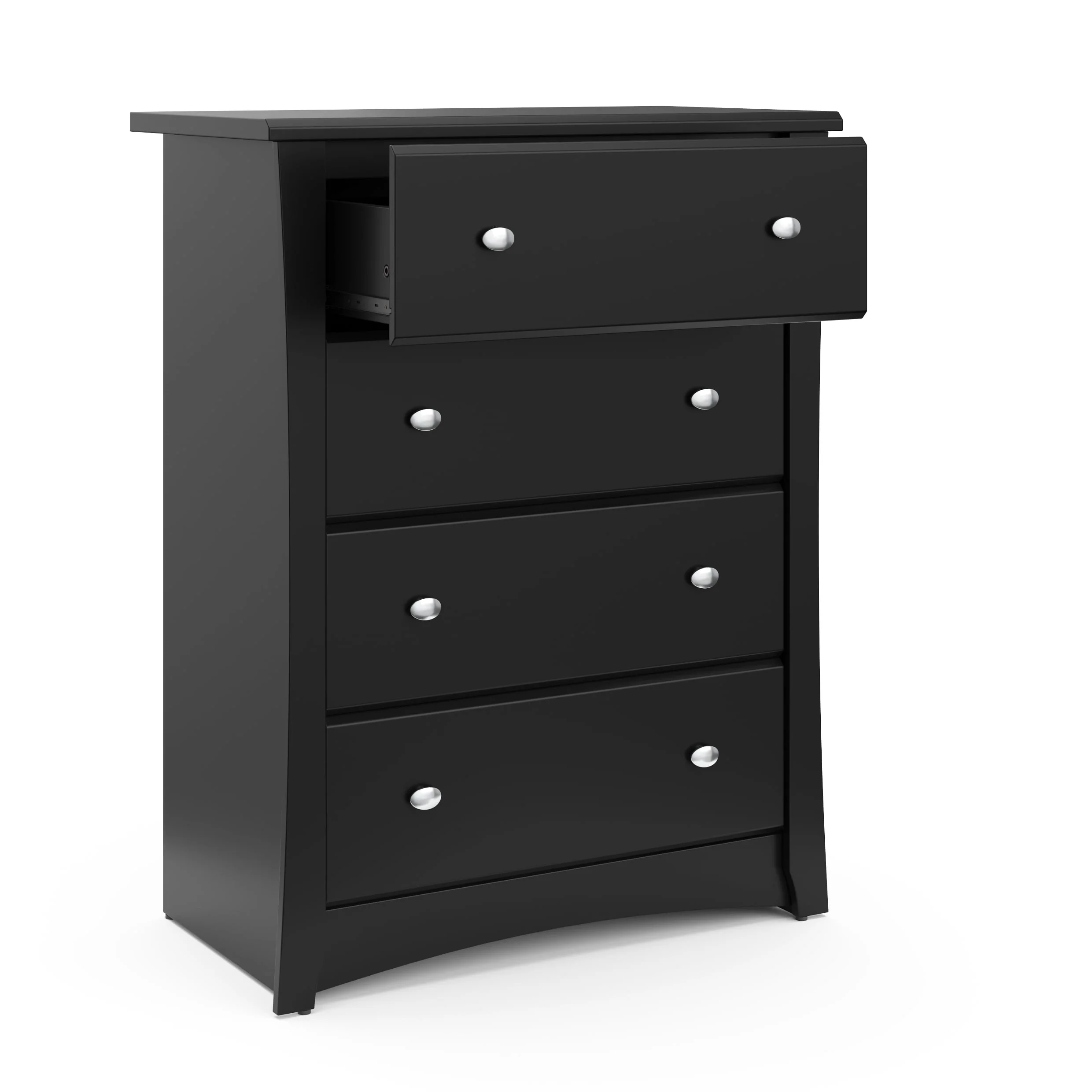 Storkcraft Crescent 4 Drawer Kids Dresser White