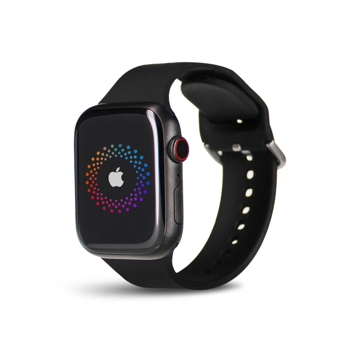Restored Apple Watch Edition Series 7 (GPS + Cellular) 41MM Titanium Space Black/Midnight B - Curated Treasures Market