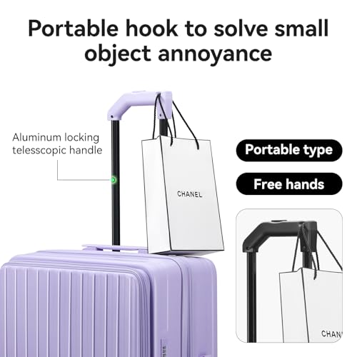 ROAMING Grace Expandable Carry On Luggage Airline Approved, 20 Inch Hardside Carry On Suitcase with Wheels