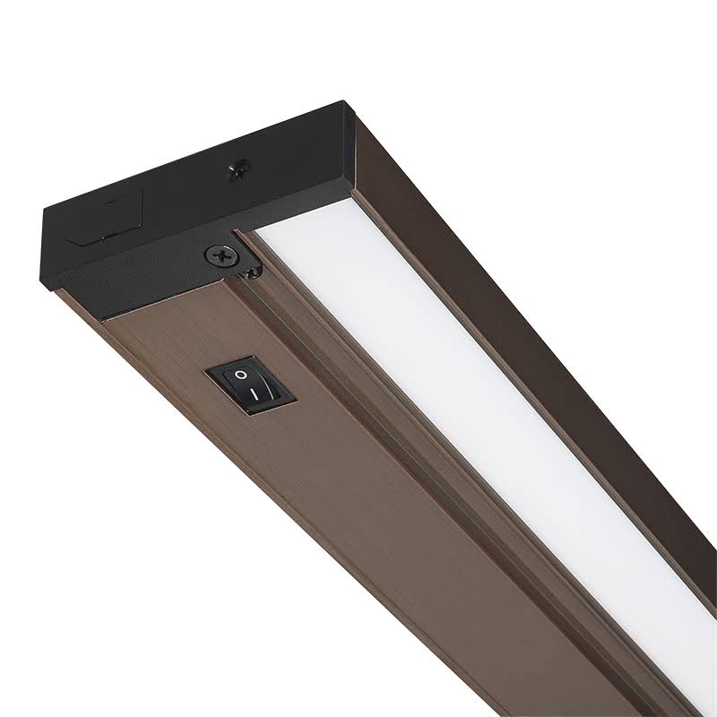 Juno Undercabinet Lighting UPS14 30K 90CRI BZ 14x22 Dimmable Pro-Series SoftTask LED, 3000K, with On/Off Rocker Switch, Direct W