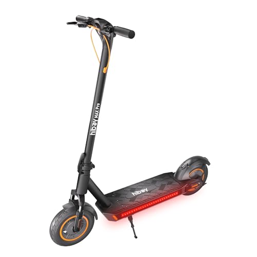 Hiboy MAX Pro Electric Scooter, 46.6 Mi Long Range, 22 MPH Power by 650W MAX Motor, 11'' Pneumatic Tires, Split Hub Design, Dual Suspension