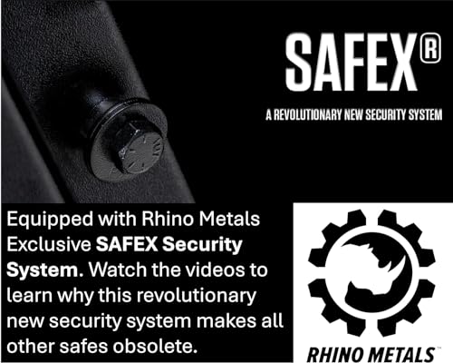 Kodiak Home Gun Safe for Rifles & Pistols | KGX5933G by Rhino Metals with New SafeX Security System | 41 Long Guns & 6 Handguns | 60 Minute Fire