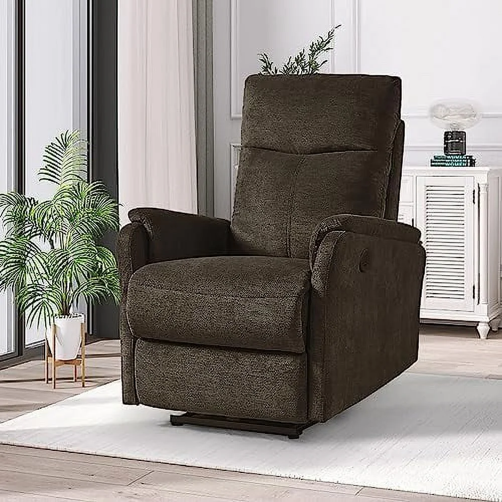 RUNFAYBIU Power Recliner Chair for Living Room  Adjustable Home Modern Fabric Recliner Chair with USB Charge Port  Recliner Single Chair for Small