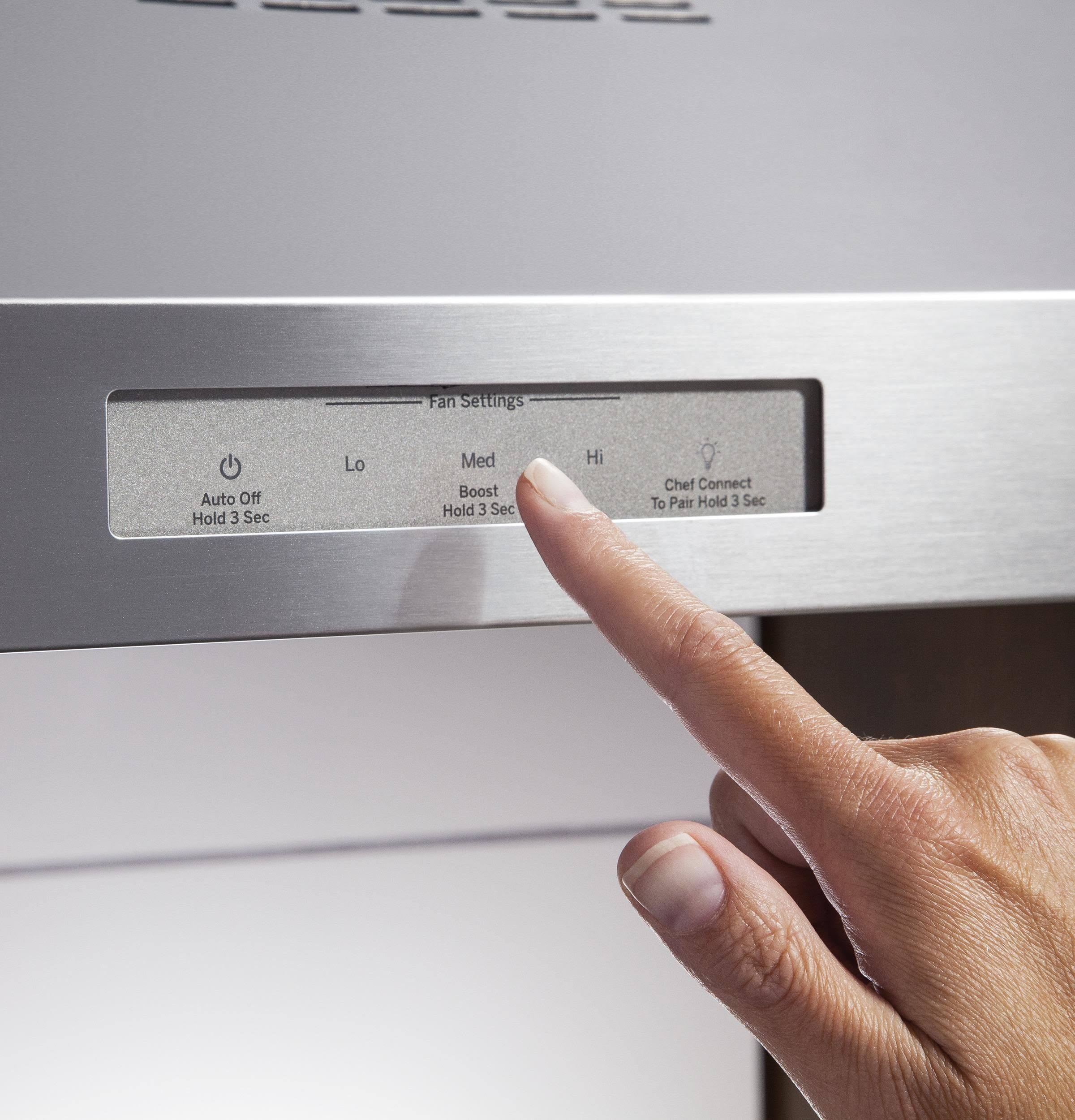 GE Profile Series Under The Cabinet Hood, Silver, 30x22