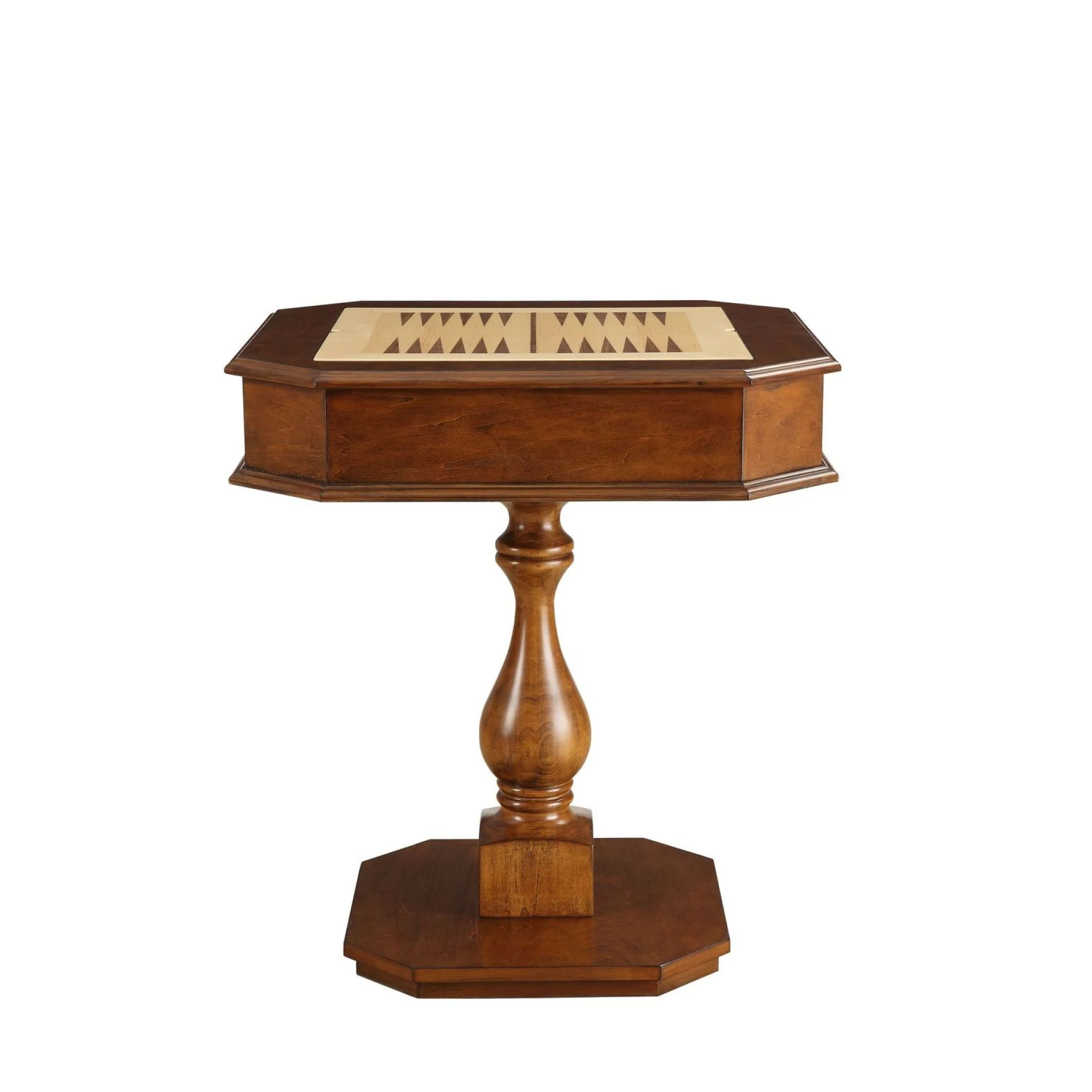 Transitional Style ACME Bishop Game Table in Cherry