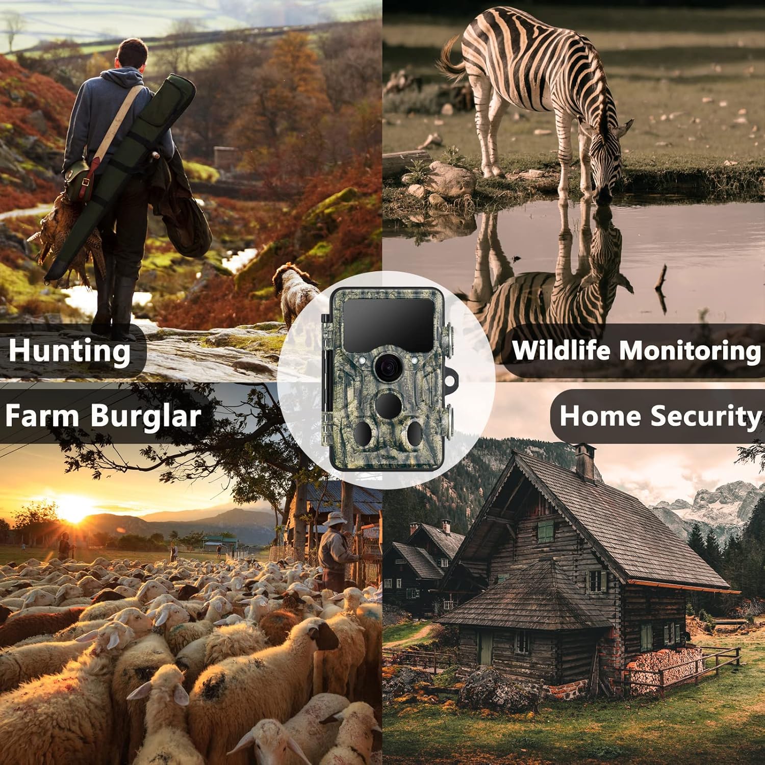 WiFi Trail Camera 1296P 20MP