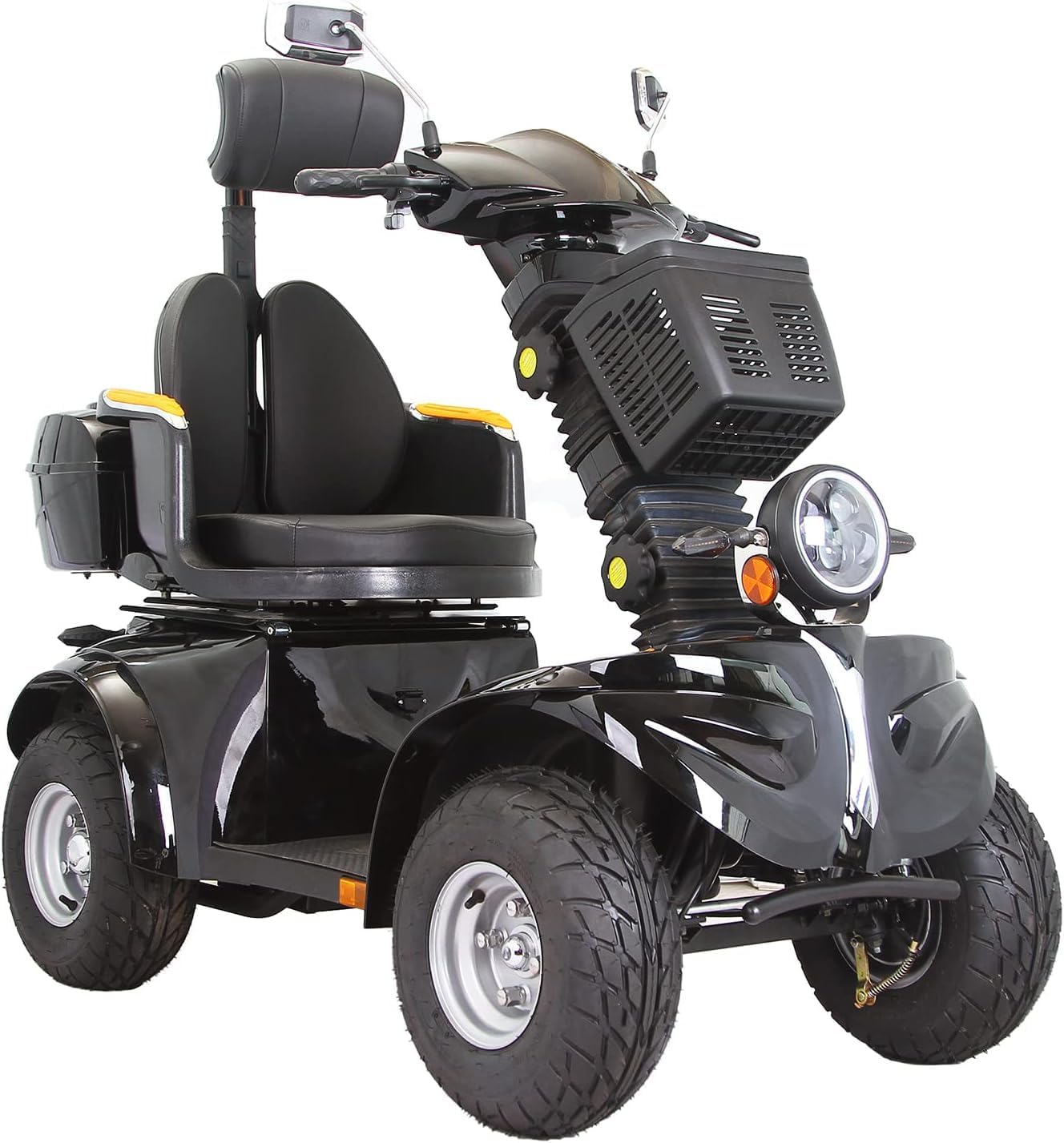 All Terrain Handicap Scooters High Powered Electric Scooter,Fat Tire Electric Mobility Scooter for Seniors & Adults