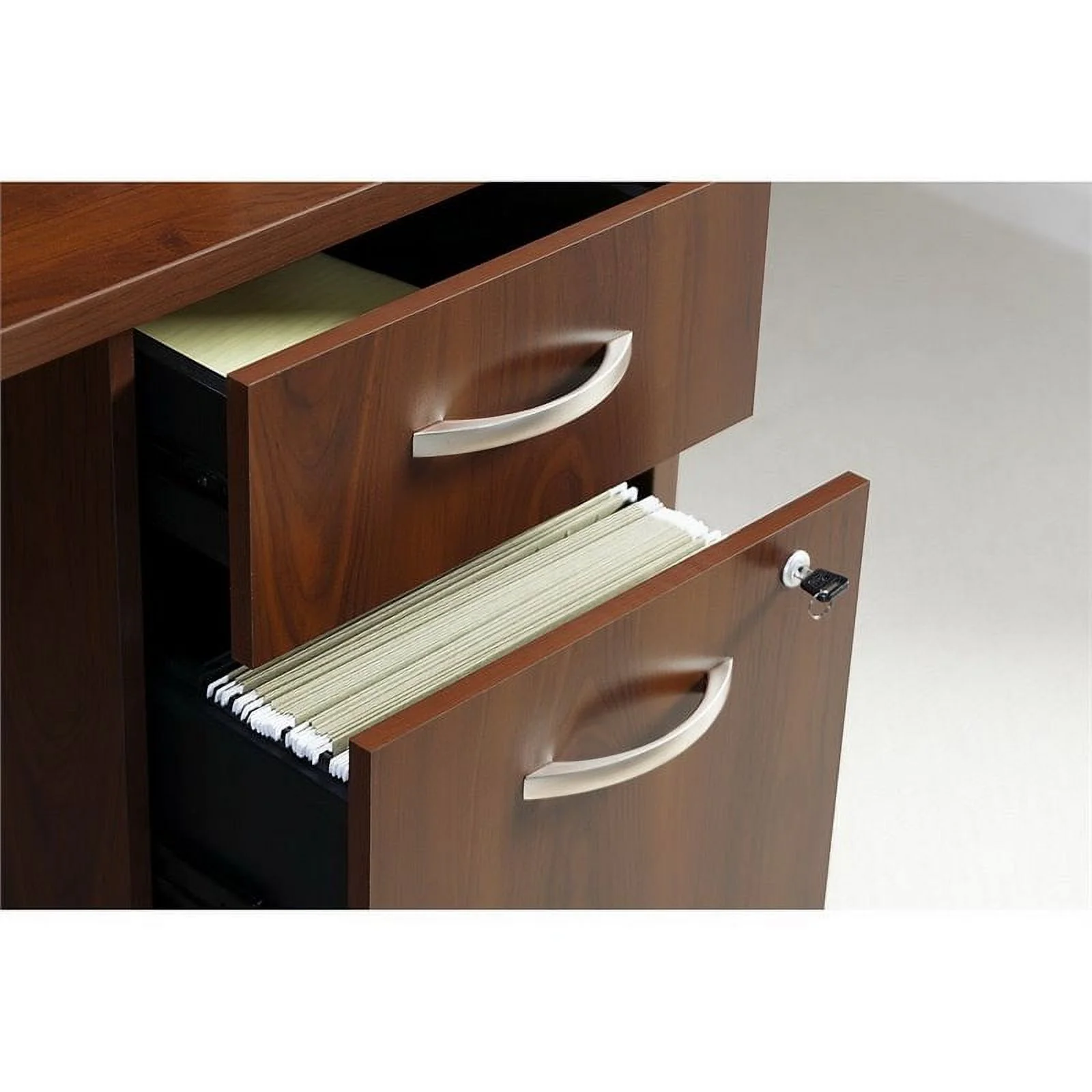 Scranton & Co 72" U-Shaped Desk with Pedestal