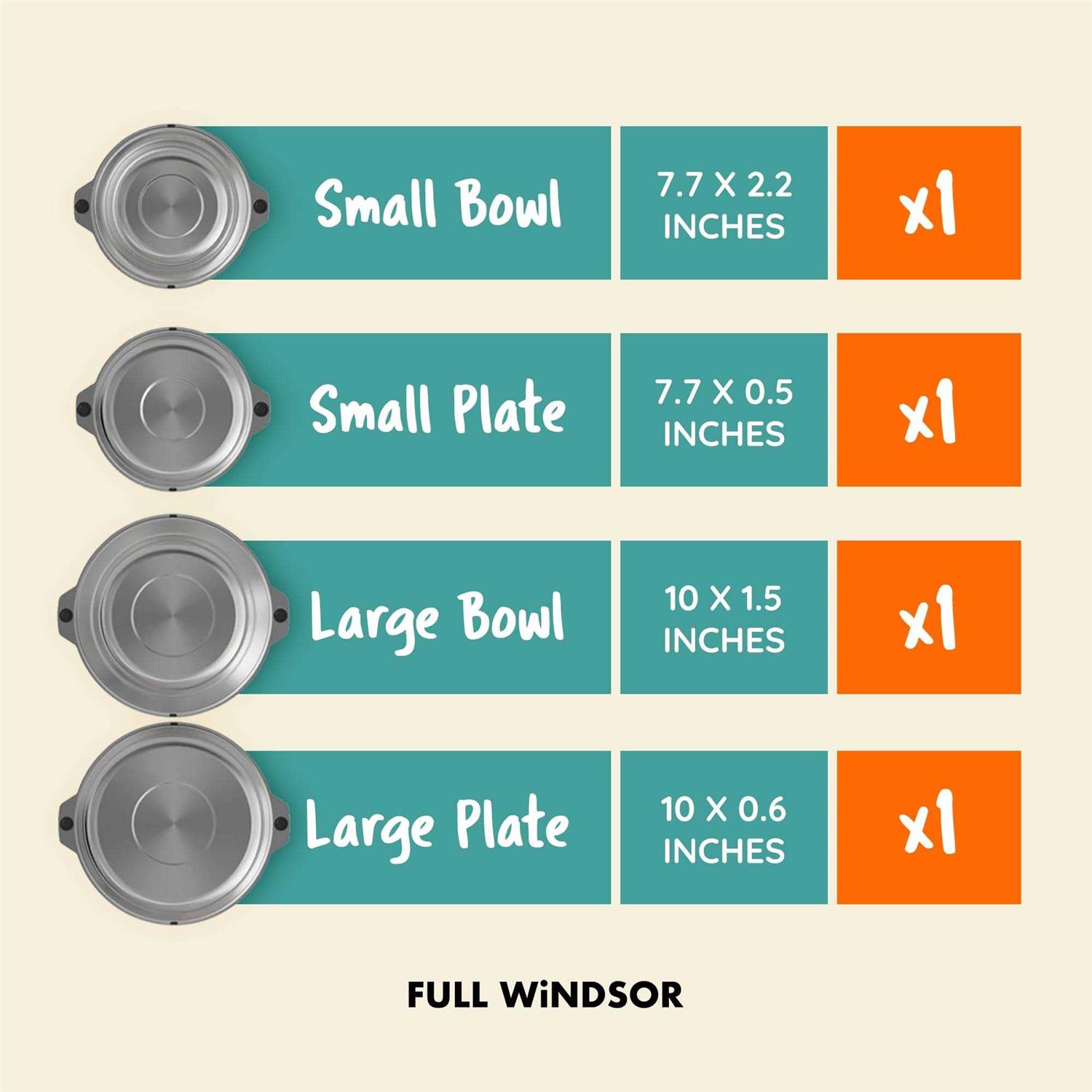 Full Windsor Magware Magnetic Bowls and Plates - Sports Supplies Online Store