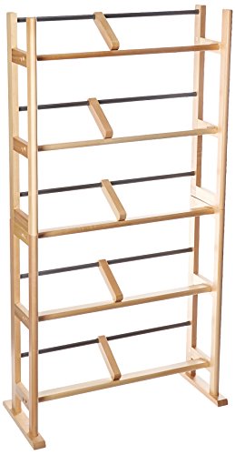 Atlantic Element Media Storage Rack - Holds Up to 230 CDs or 150 DVDs & Summit Media Storage Cabinet – Protects & Organizes Prized Music, Movie