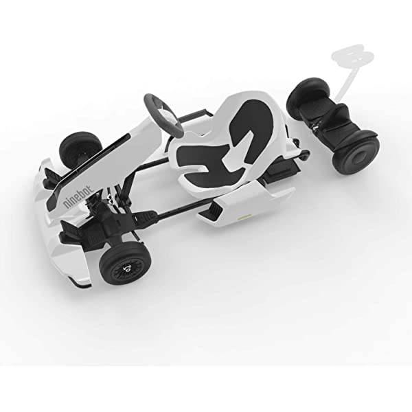 Segway Ninebot Electric GoKart Pro and Gokart Bundle, Outdoor Race Pedal Go Karting Car for Kids and Adults, Adjustable Length and Height