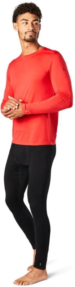 Smartwool Men&s Merino 150 Baselayer Long Sleeve Shirt, Cardinal Red, Medium