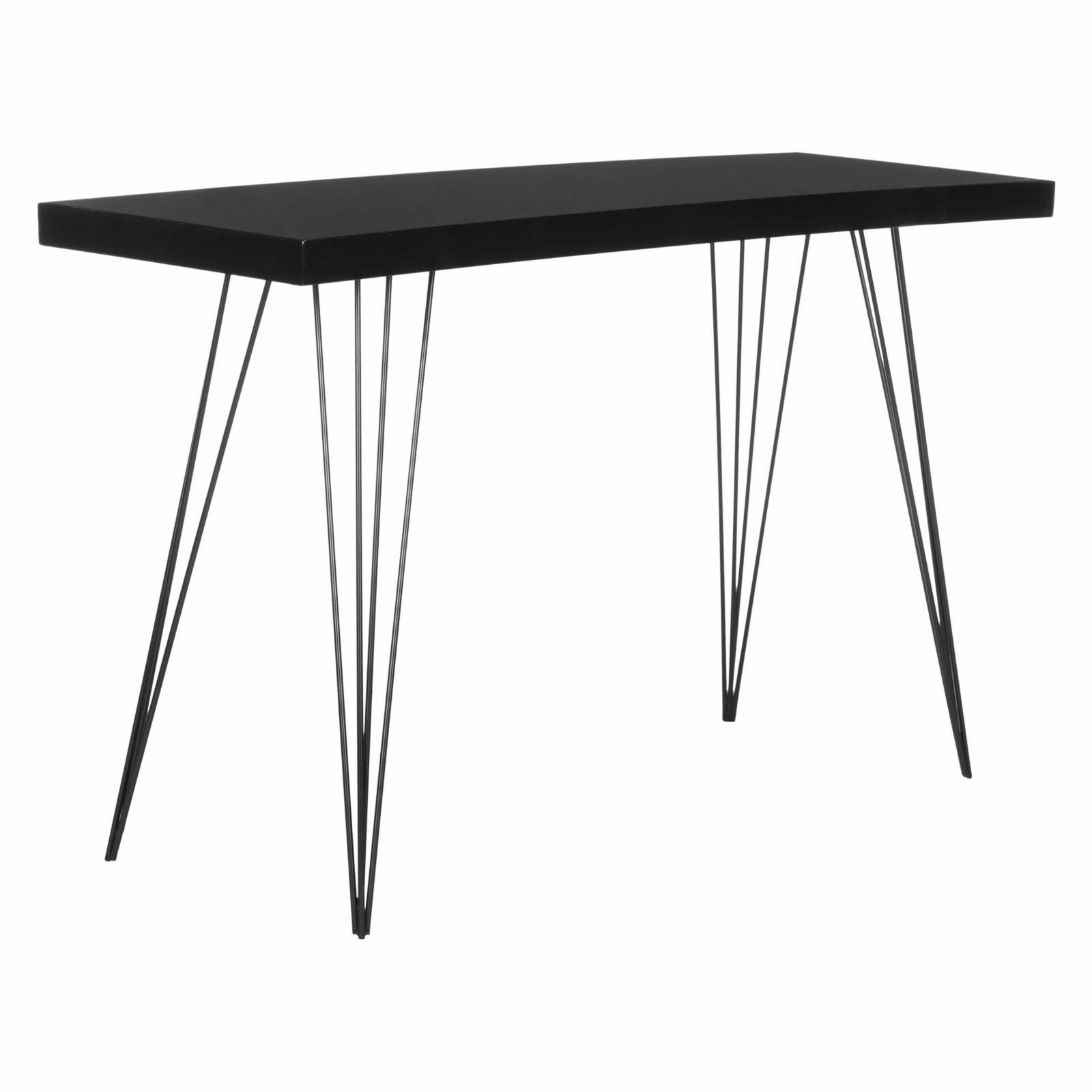 Safavieh Wolcott Black Retro Mid Century Lacquer Console