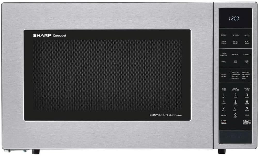 Sharp SMC1585BS 1.5 cu. ft. Microwave Oven with Convection Cooking in Stainless Steel