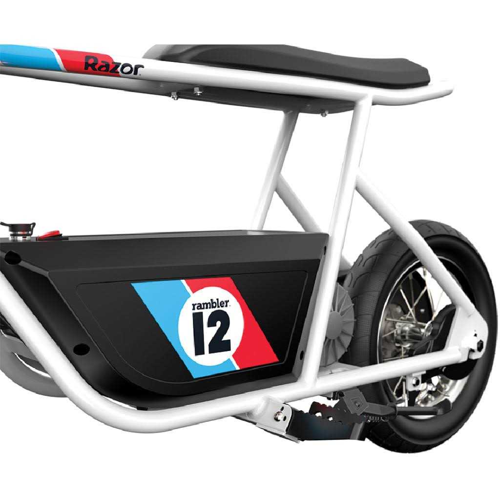 Razor Rambler 12 24V Electric Scooter with Retro Style Up to 14 mph - Sports Supplies Online Store