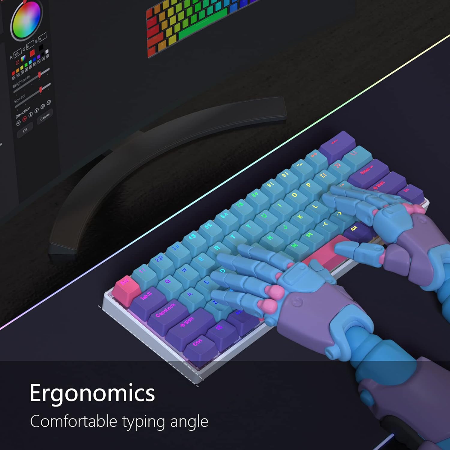 BOYI Wired 60% Mechanical Gaming Keyboard