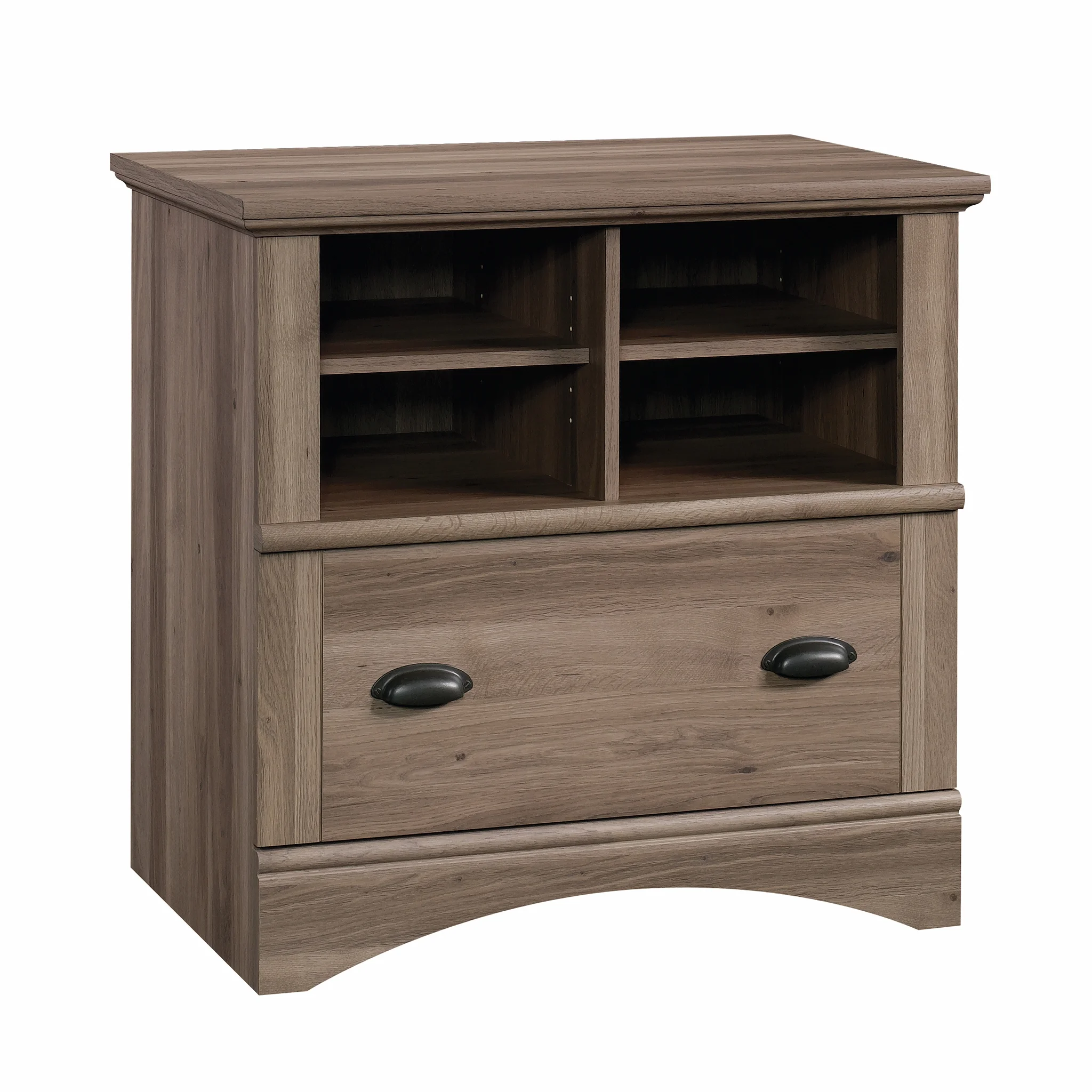 Sauder Harbor View Lateral File, Salt Oak Finish