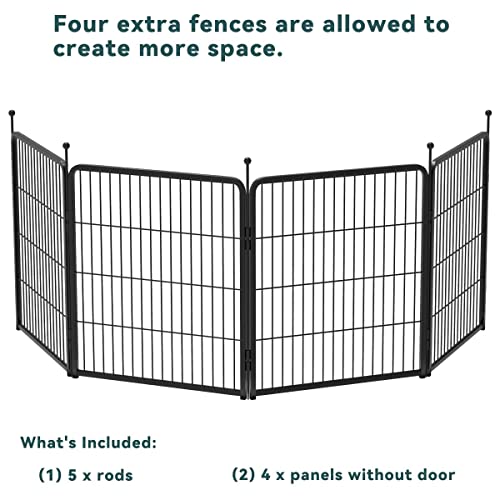 FXW Rollick Dog Playpen for Yard, RV Camping, 32 inch 16 Panels for Small and Medium Dogs│Patented